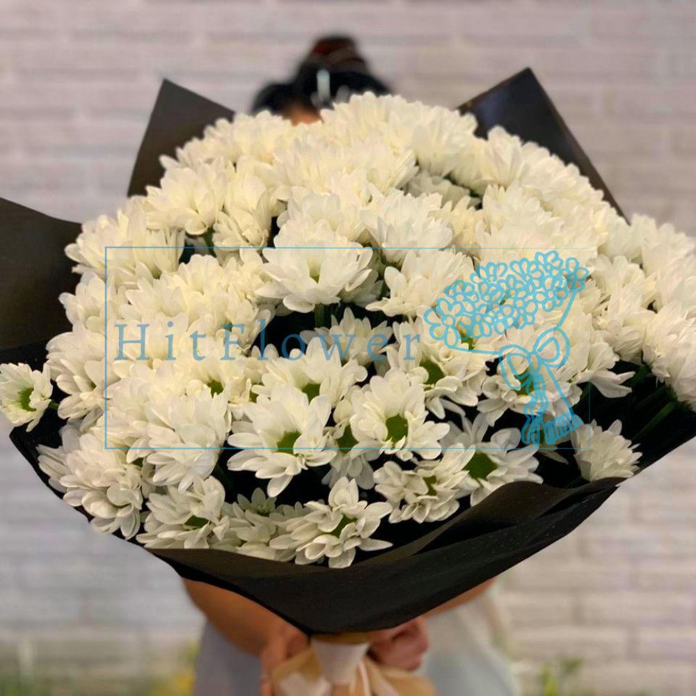 Букет цветов Поле ромашек Букет цветов из: Хризантемы